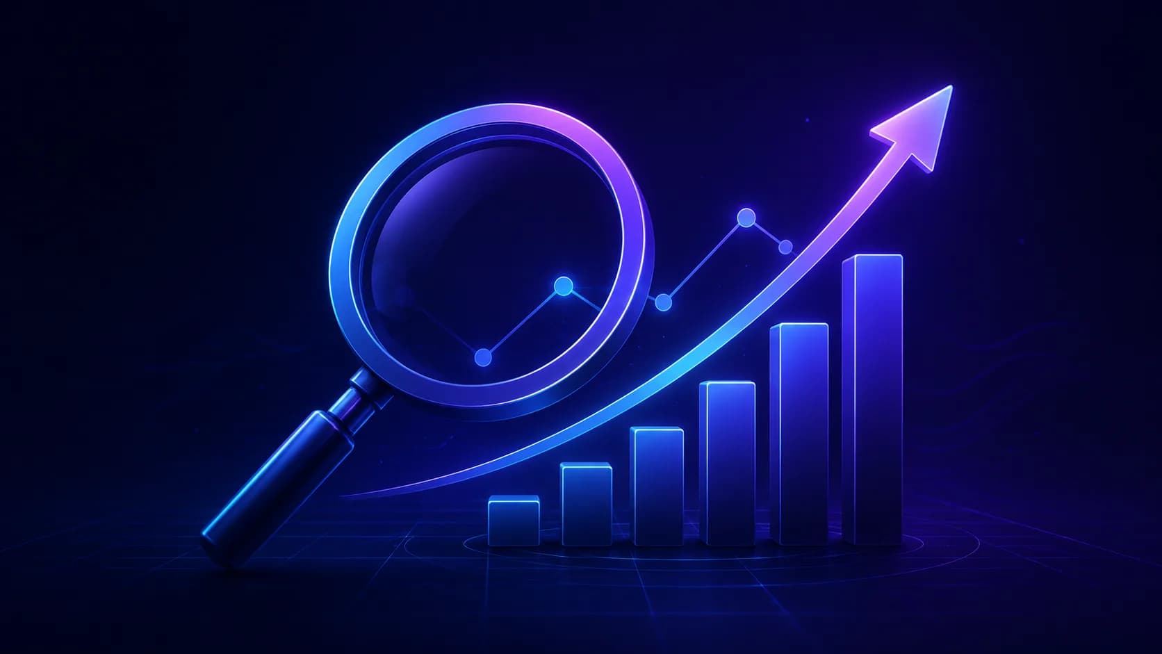 Search analytics and technical SEO performance illustration